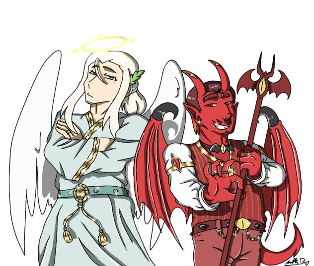 The Angel And The Bad Boy😇😈