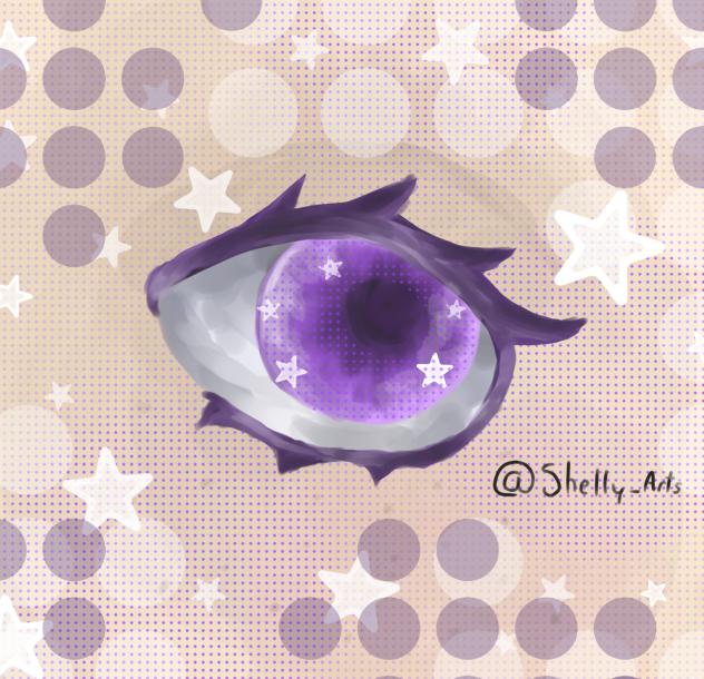 Purple eye👁️💜