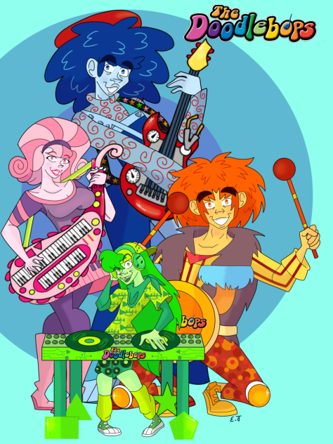 Doodlerock ‘N Out(Doodlebops Speedpaint)