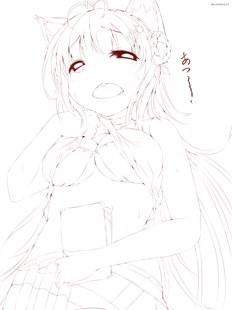 博衣こより2(線画)