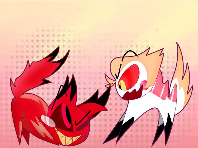 michis Alastor y Lucifer