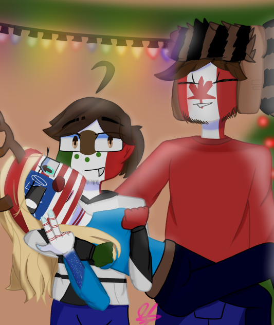 Christmas CountryHuman's North America