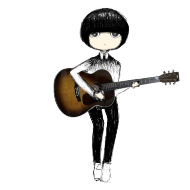 acoustic guitar - ibisPaint