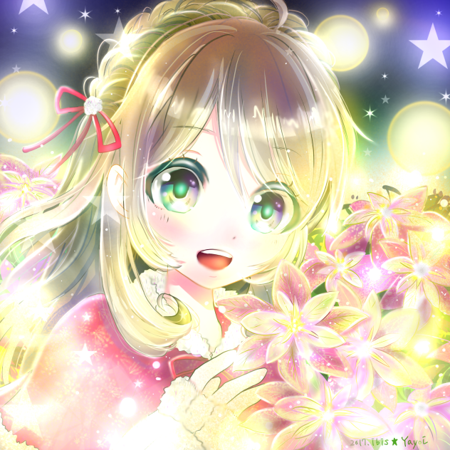 桃色ポインセチア