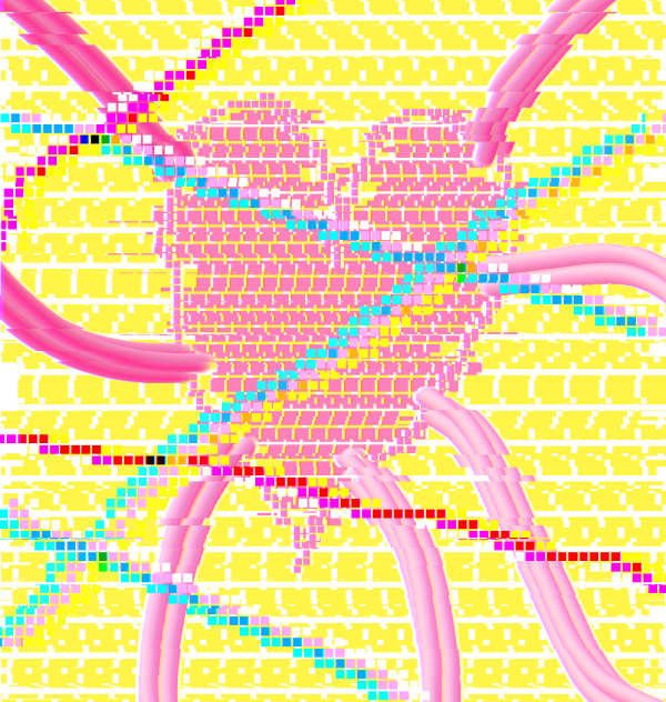 My Glitchy heart -Monika
