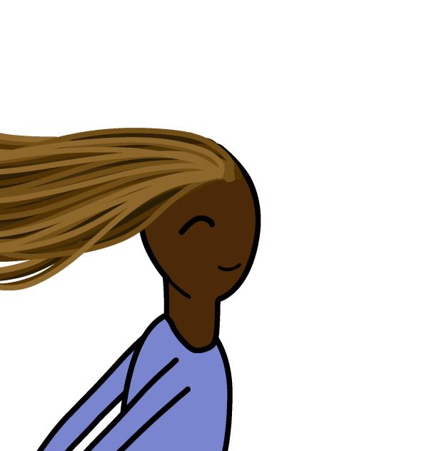 Layered hair test