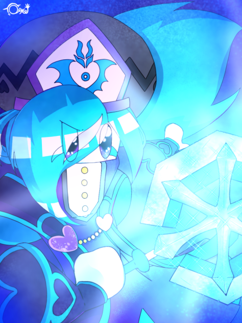 周囲を凍てつくは氷華の三魔官