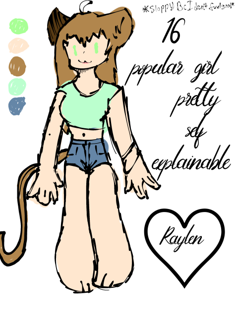 character sheet for NO IM NOT