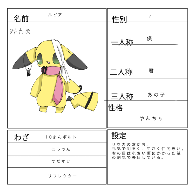 裏切りのユートピアキャラ募集