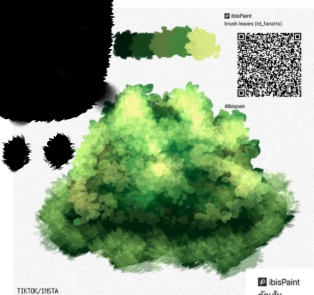 brush for trees or bushes! (木や茂みのためのブラシ！