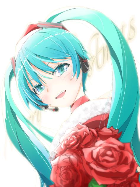 ちょっとクリスマスっぽい初音ミク