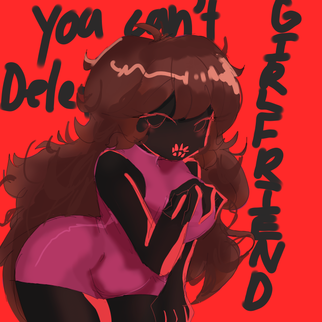 You can't delete girlfriend mod