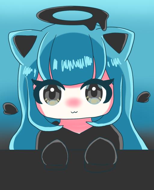 自分の新立ち絵描いた！