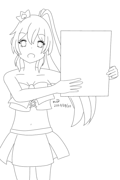 きみとら・ら・ら 線画