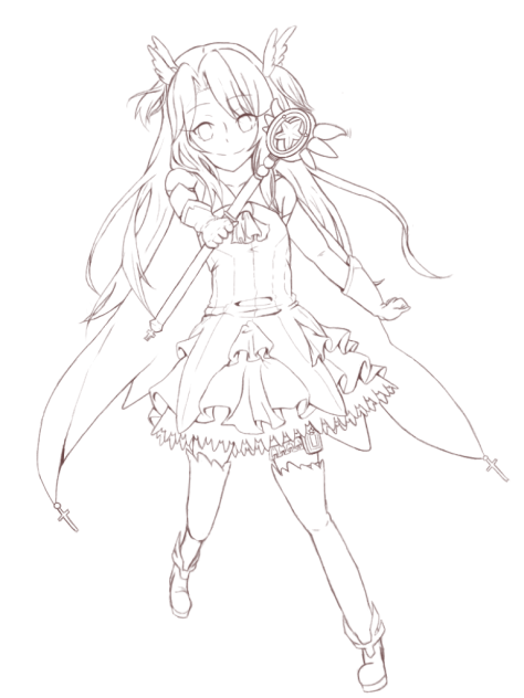 プリズマイリヤ  線画