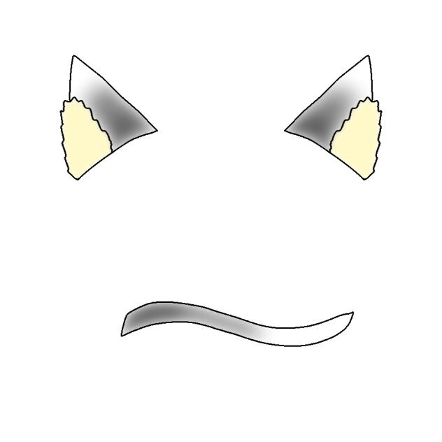 狼の耳と尻尾
