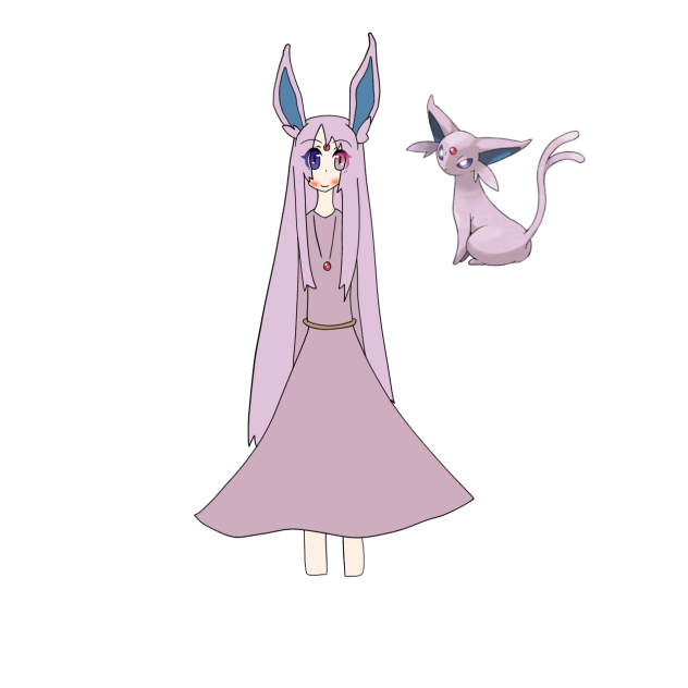 エーフィ擬人化