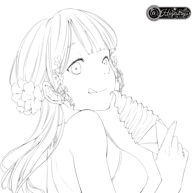 ☆SUMMER 2022☆(線画)