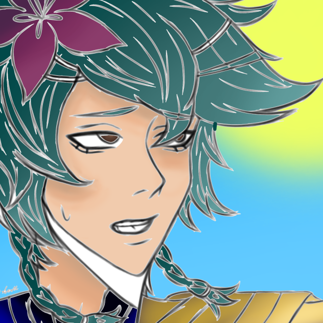 Coloring Trxshh's art!