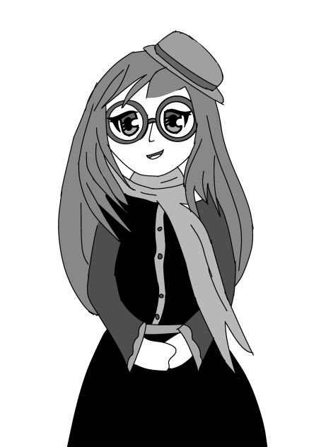 Colouring page! (Black and White ver)