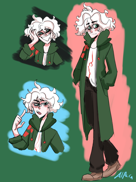 Messy nagito doodles
