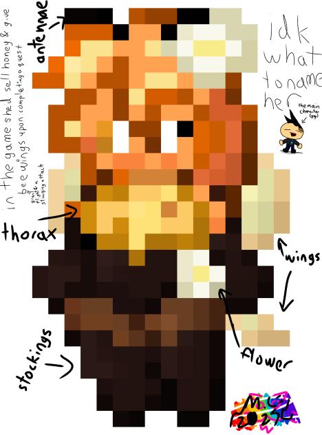 Game Sprite (Catya fanart)