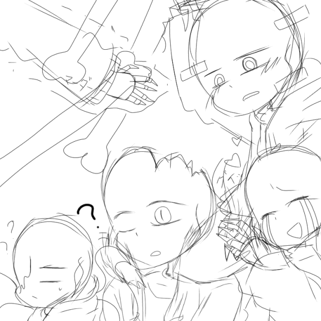 昔の絵のリメイク(途中)