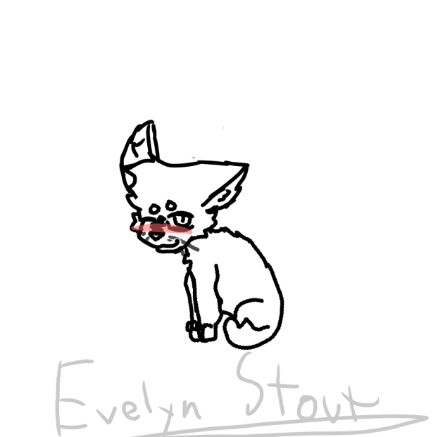 A kitten base for anyone to color in!!!