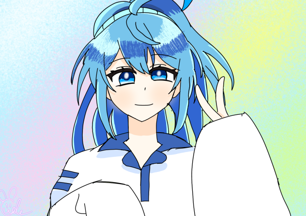 るなさん　背景付き
