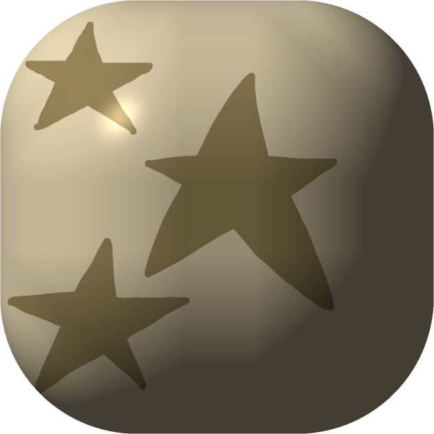 3d star
