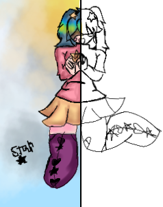 Coloring page or color collab ⭐ - ibisPaint