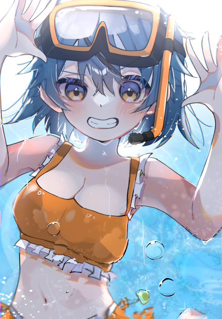 「暑くて涼しい」