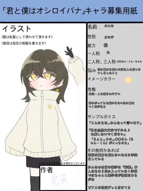 キャラ募集！！
