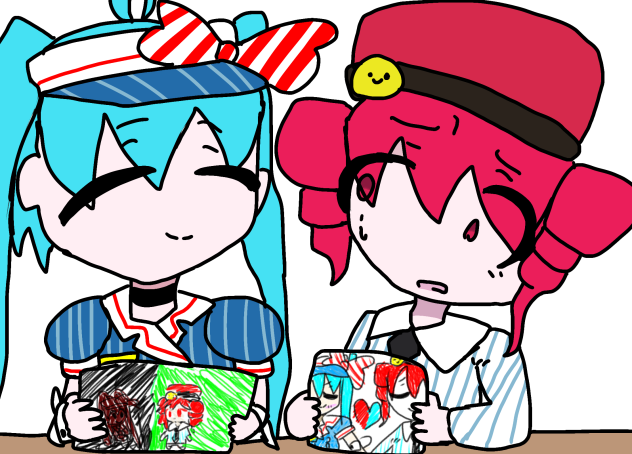 お絵描き対決