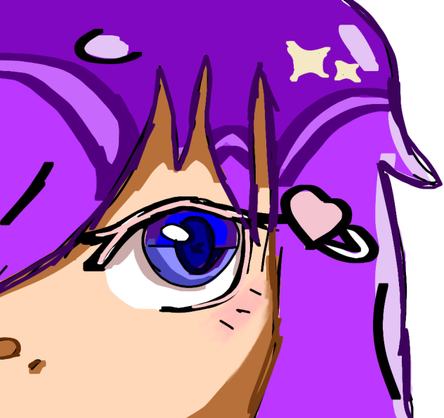 silly little quarter of a face