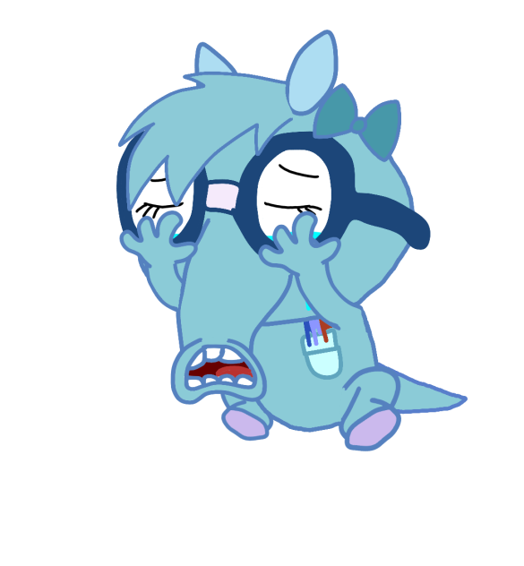Snuffles is crying