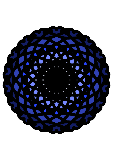 blue spiral - ibisPaint