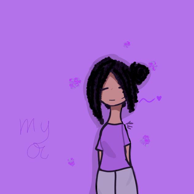 my oc 💜⚪