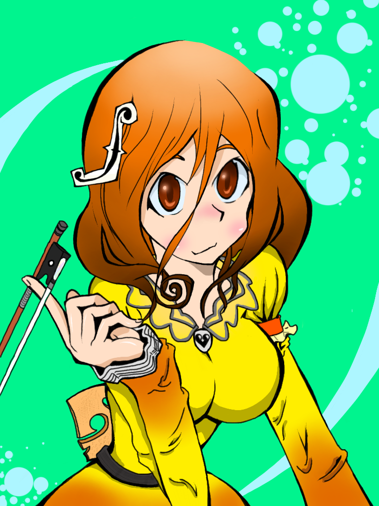バイオリン 擬人化娘さん - ibisPaint