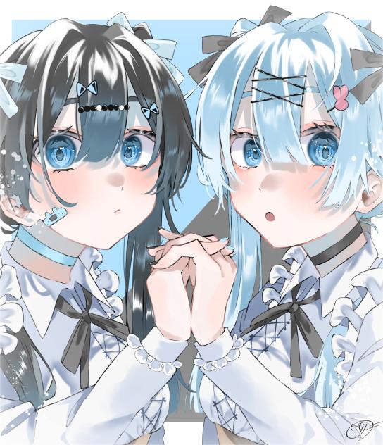 双子メイドちゃん