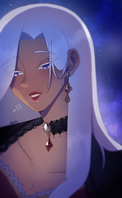 Singing to the moon