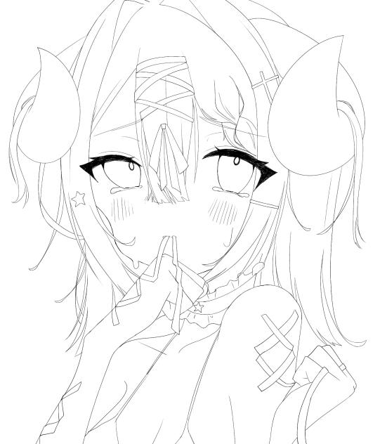 羊ちゃん　線画