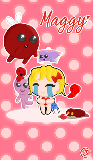 Maggy friends Binding of Isaac Wallpaper