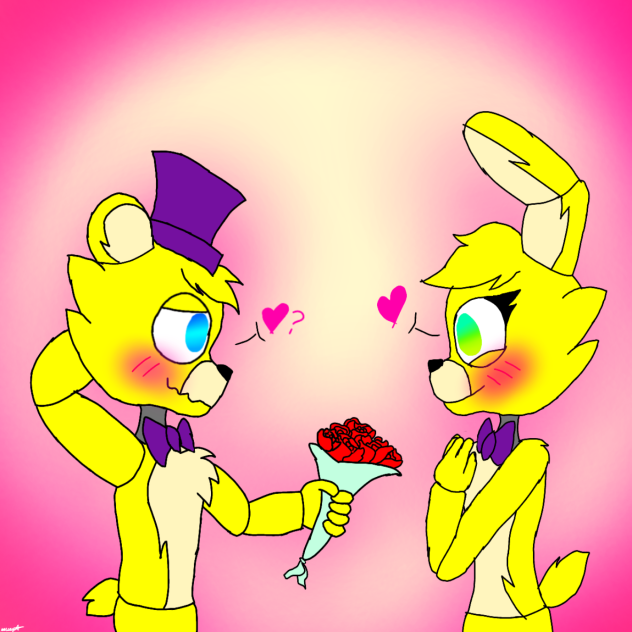 Fredbear x Spring Bonnie