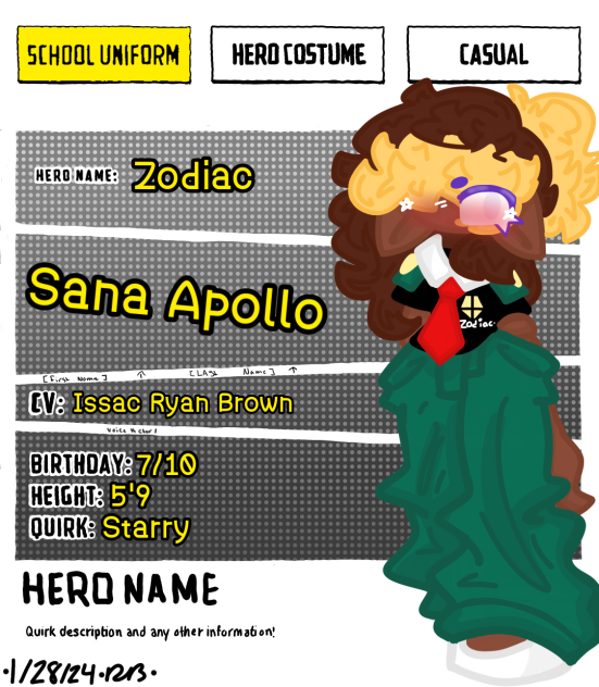 •Hero Template - School Uniform•