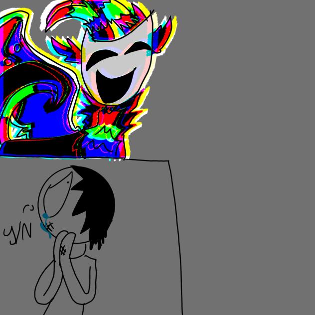 Don’t make a sound. Don’t TOUCH the mask