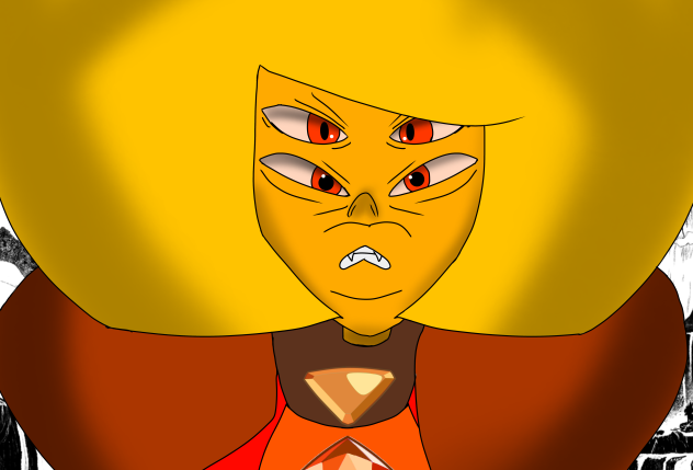 Pumpkin Quartz (Glasses off)