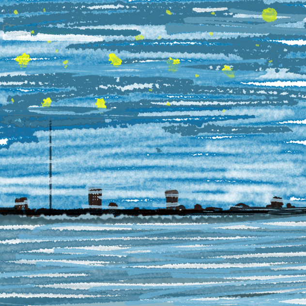 夜と海