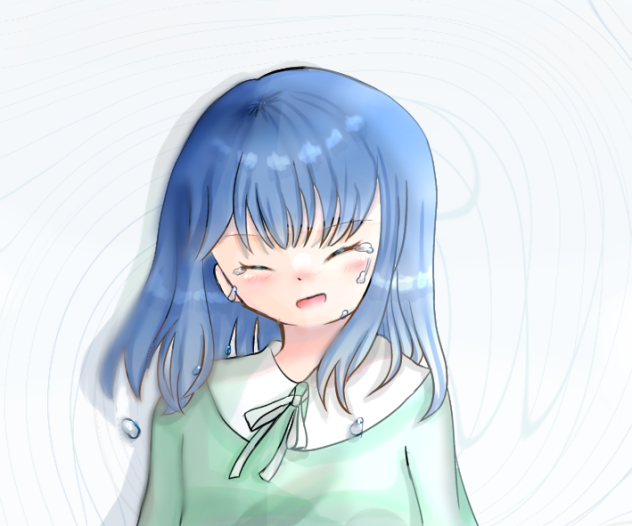泣き叫ぶ少女
