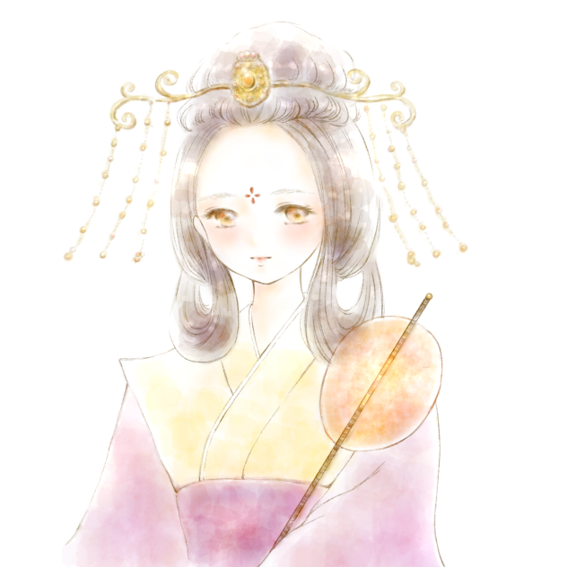 奈良時代の女の子。